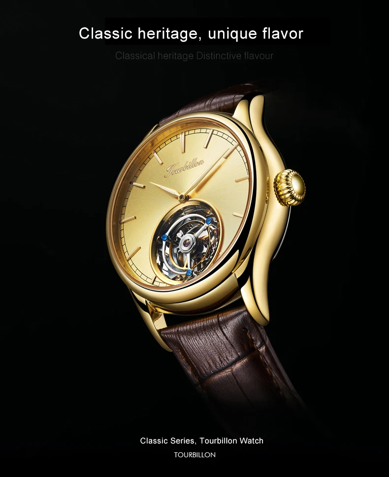 Tourbillon механические часы мужские Лидирующий бренд часы сапфировые зеркальные оригинальные ручные обмотки полые Движение Мужские t классические часы Saat