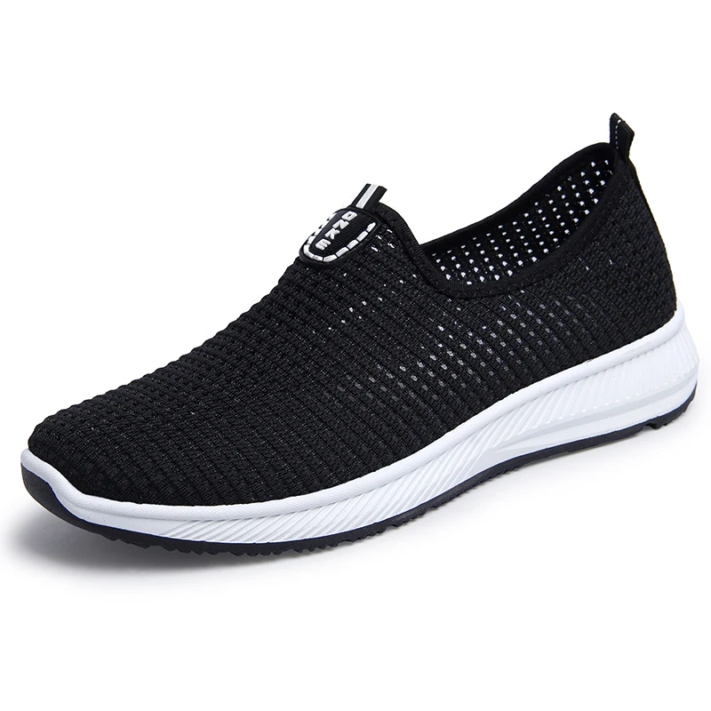 VESONAL 2020 Summer Breathable Mesh Sneakers Men Shoes Comfortable Slip On Male Loafers Casual Walking Footwear AA02 | Обувь