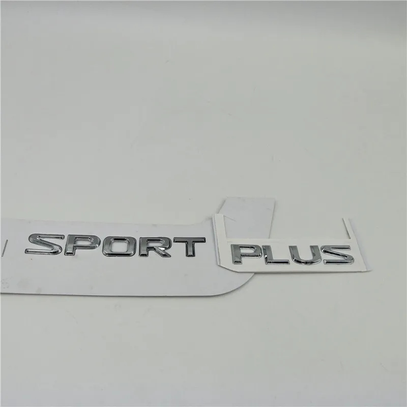Хромированные передние и задние наклейка с эмблемой для автомобиля Sport Plus