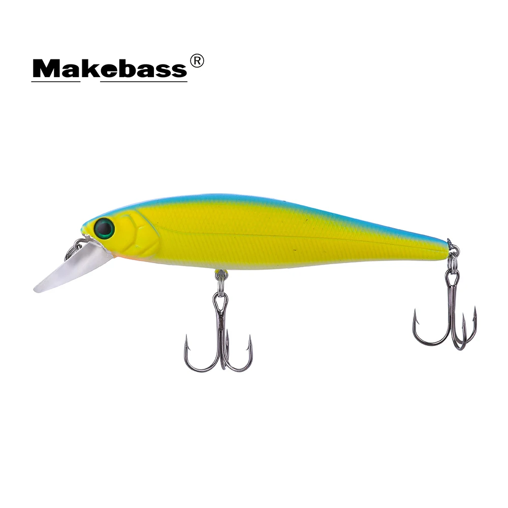 MAKEBASS Jerkbait гольян подвесной рыболовные приманки 3.9in/0,58 oz искусственные жесткие приманки рыболовные снасти для профессиональных рыболовов