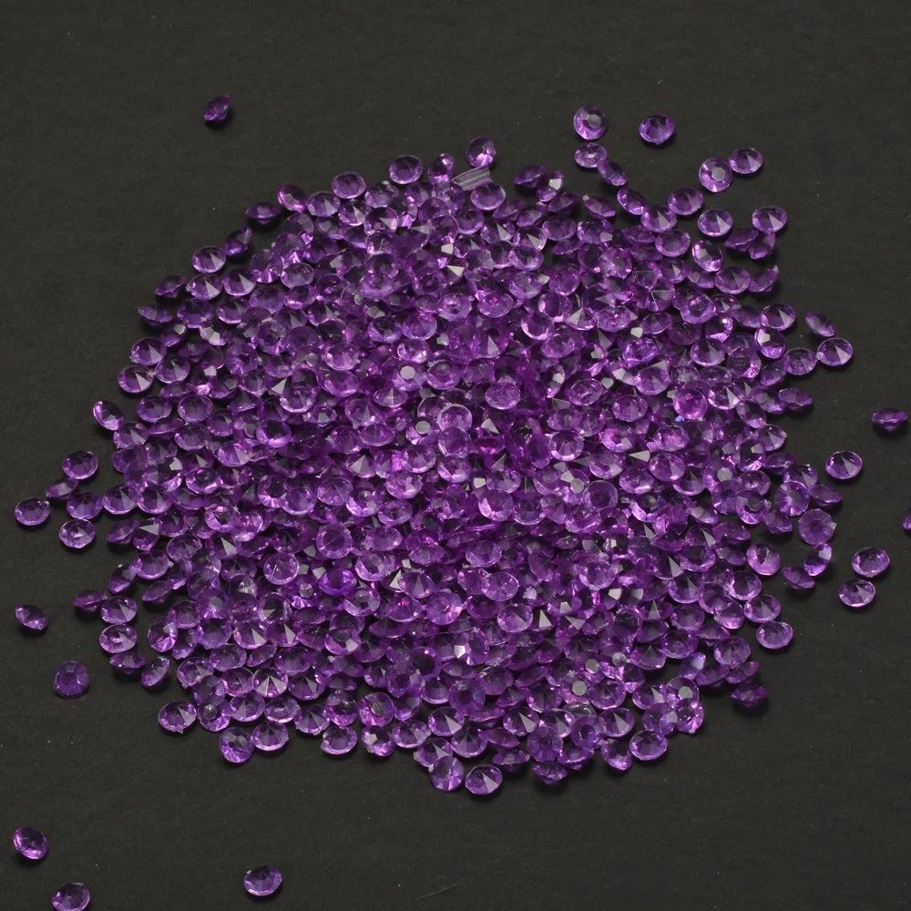 12 000pcs Multi-colors 4mm Acrylic Rhinestone Crystal Confetti Beads Wedding Party Decorations Glasses Birthday Table Scatters | Дом и сад