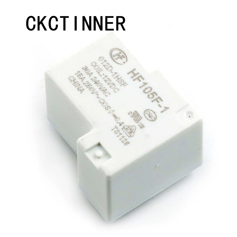 10 шт. реле ВЧ-JQX-105F-1-005D 012D 024D-1HS DC5V 12V 24V нормально разомкнутый 30A