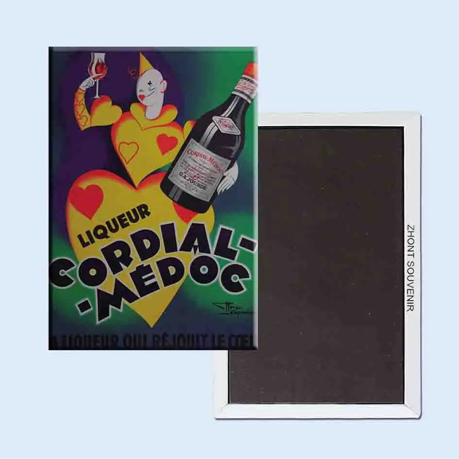 

liqueur cordial medoc advertising 24014 Retro nostalgia fridge magnets