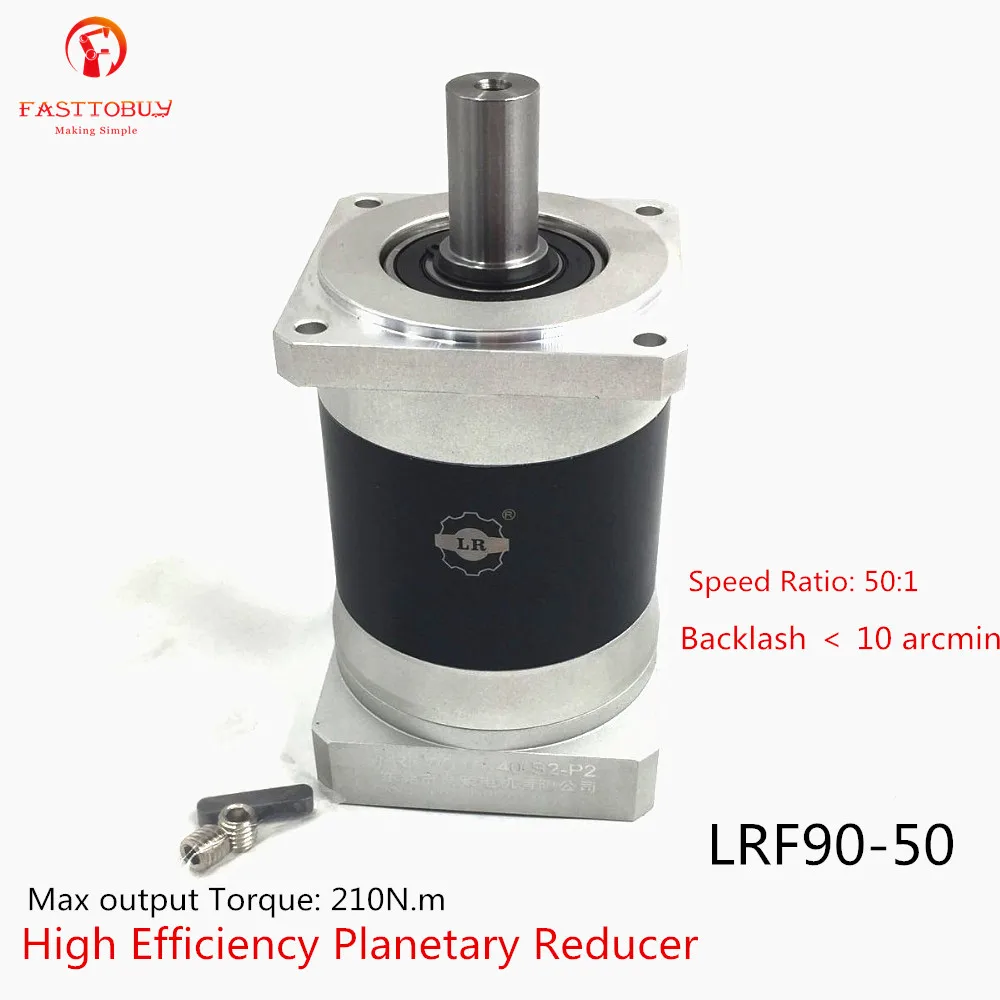 

Gear Reducer for NEMA32 Servo motor Speed Ratio 50:1 High precision <10 arcmin Planetary Speed Reducer LRF90-50 New