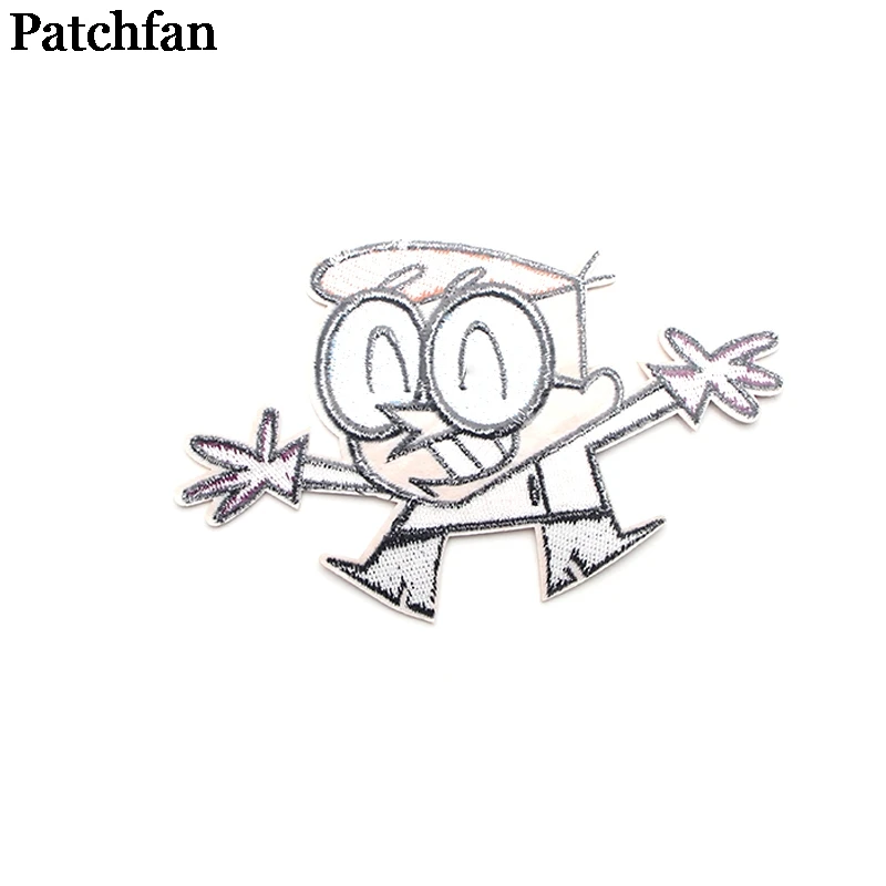 Patchfan Dexter's лаборатория DIY Вышивка для аппликации, шитья железа на одежду кронштейн украшения дома наклейки значки A2090