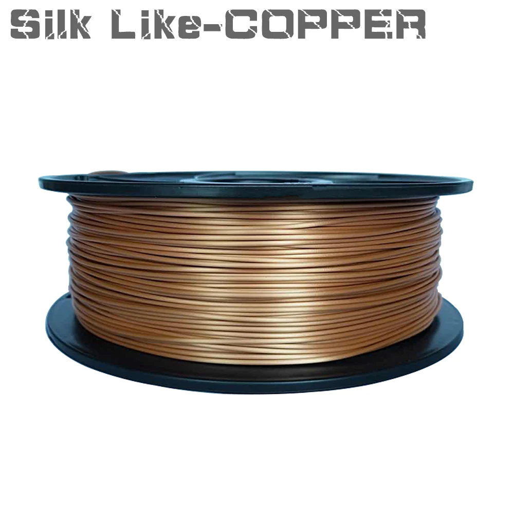 Нить для 3D принтера CREOZONE Silk Like 1 75 мм шелковистая пла кг материал 3d печати золотой