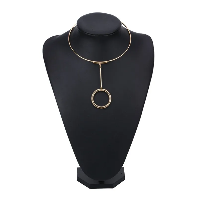 Fashion Gold Color Vintage Statement Round Boho Wedding Chocker Necklaces Women 2018 Collares Bijoux Mujer Choker Drop Necklace | Украшения