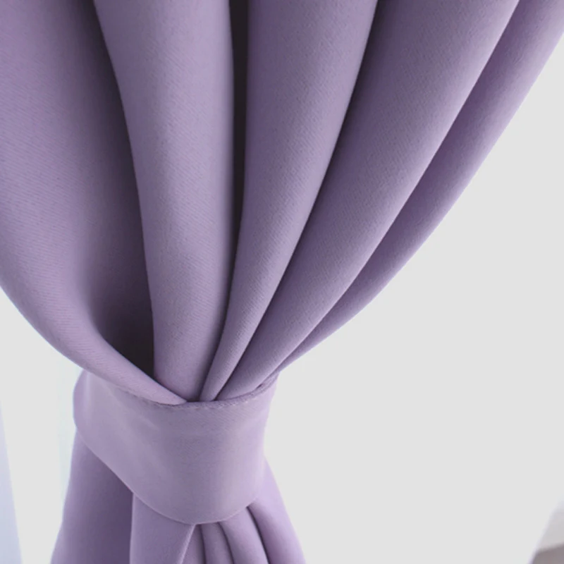 Корейская фиолетовая Затемняющая занавеска s для гостиной спальни кухни