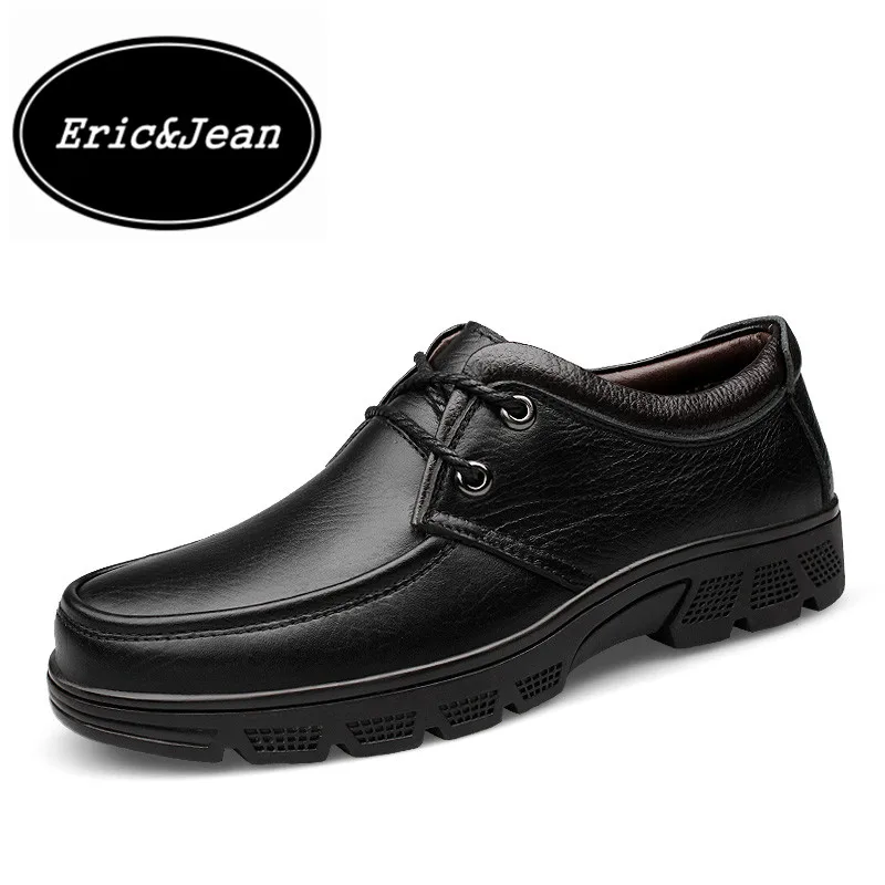 Эрик и Жан Деловой Стиль Мягкой Обуви Мужчины Обувь Высокого Качества Бренда Из