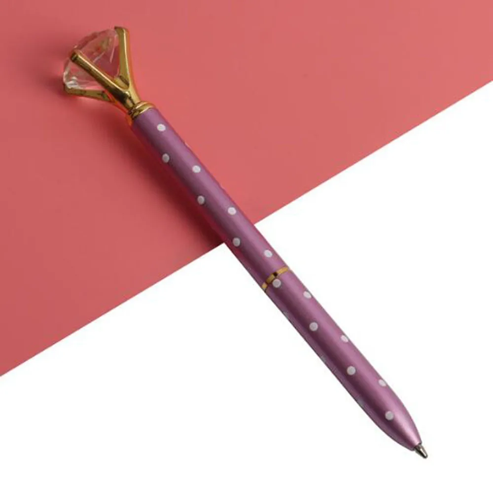Шариковая ручка большая Драгоценная металлическая шариковая с большим