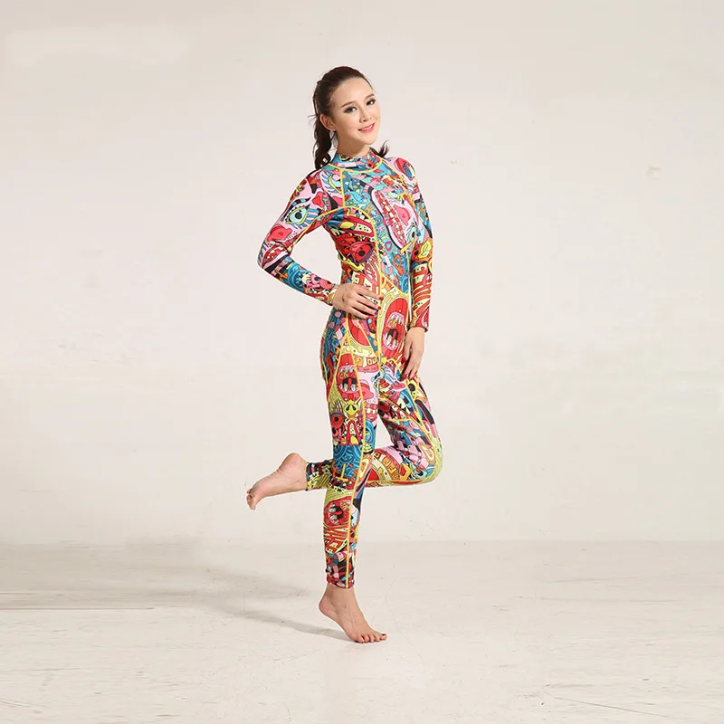 Неопреновый гидрокостюм 3 мм женский 2017 профессиональный защита от солнца УФ