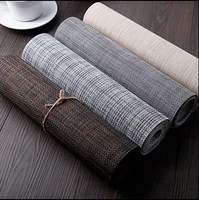 japanese style table runner pvc gongfu tea table mat modern minimalist table personality home living room table runner