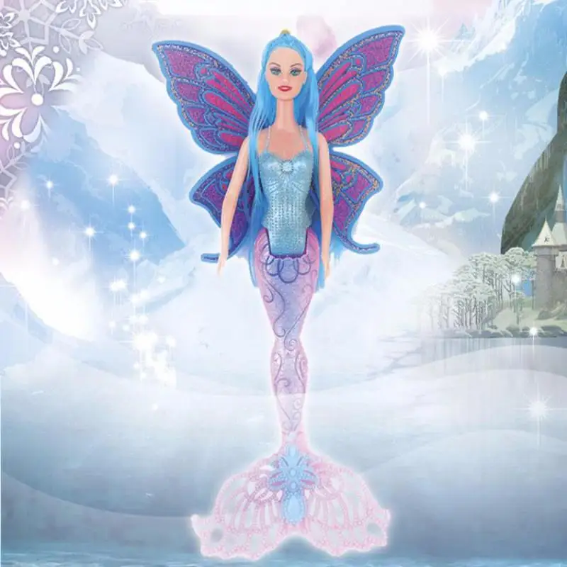 Красивая кукла русалки с крыльями игрушки настоящая Мода Moxie куклы принцессы для