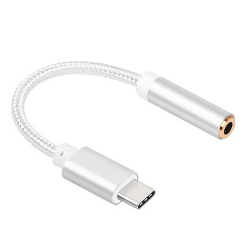 Универсальный аудиоадаптер типа C 3 5 мм Auido конвертер наушников кабель USB для Aux