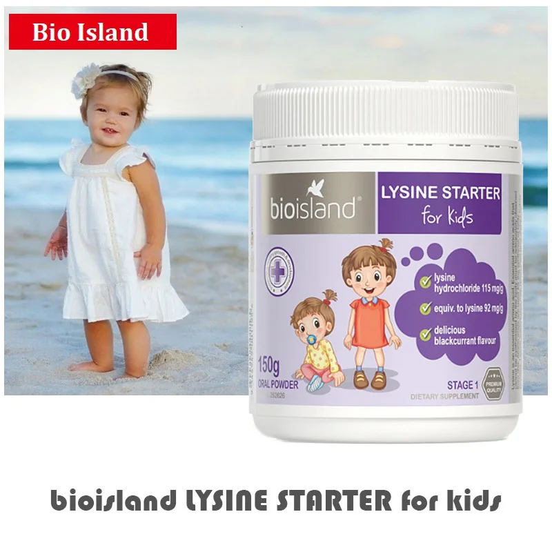 

Australia Bio Island Lysine Starter for Kids Infants Children Healthy Growth Development Nutritional Needs due to Fussy Eating