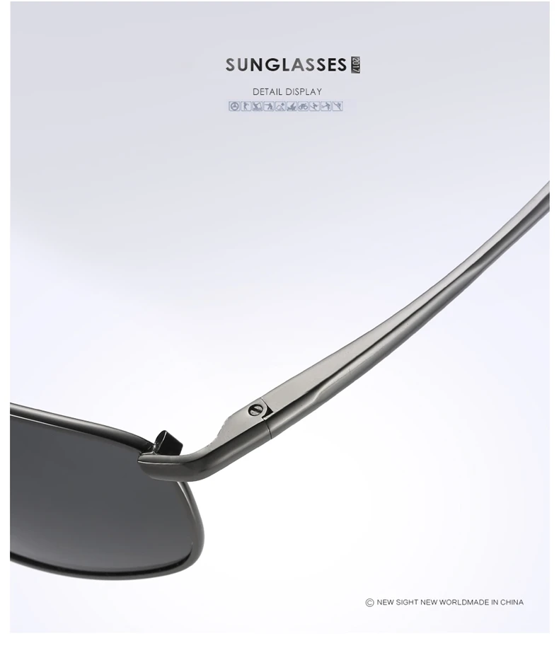 Мужские/женские солнцезащитные очки, Классические поляризованные солнцезащитные очки, солнцезащитные очки для вождения, металлические дизайнерские очки, солнцезащитные очки по рецепту, ночное видение