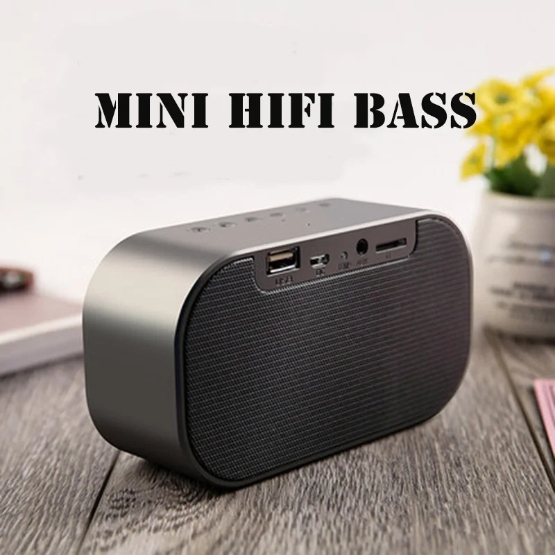 ALBLP светодиодный Будильник с fm радио беспроводной Bluetooth динамик поддержка Aux TF USB