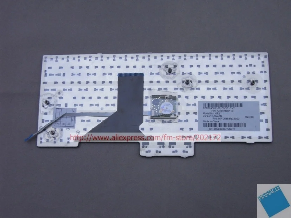 Новая черная клавиатура для ноутбука 451748-AB1 AE0T2 #00110 серии HP 2510P (Тайвань) 100%