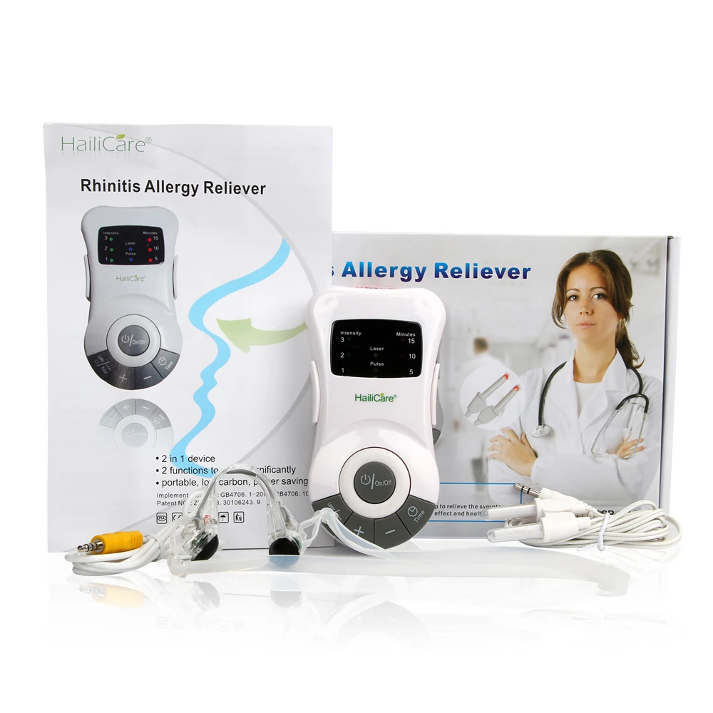 

HailiCare Allergy Reliever Low Frequency Laser Allergic Rhinitis Treatment Anti-snore Apparatus Therapy Health Care Massager