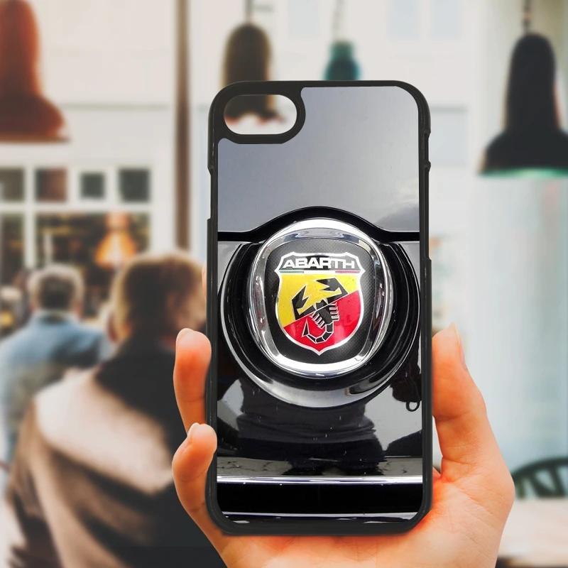 Fiat Abarth сотовый телефон с логотипом Случаях Жесткий Пластик шаблон оболочки