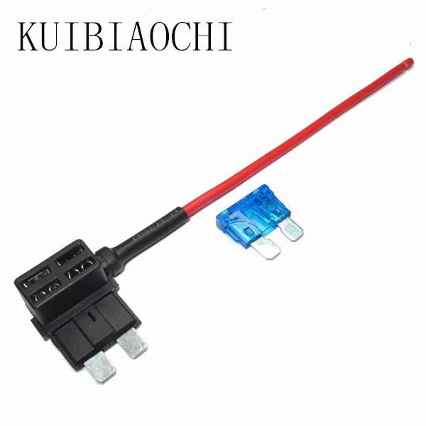 12V малых и средних автомобильный предохранитель добавить-a-circuit TAP адаптер Micro/Mini/Стандартный ATM, APM лезвие авто держатель предохранителя - Цвет: Standard-3