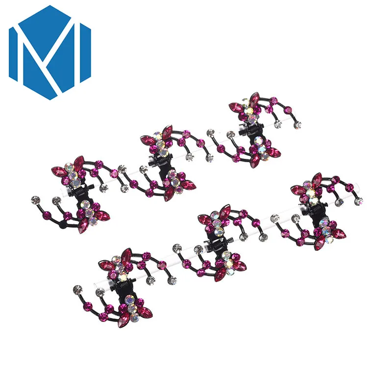 TM MISM, 6 шт., новинка, стразы, бант, цветок, Бабочка, волосы, когти-шпильки, аксессуары для волос, набор, заколка для волос, заколка для волос для женщин, девушек, невест
