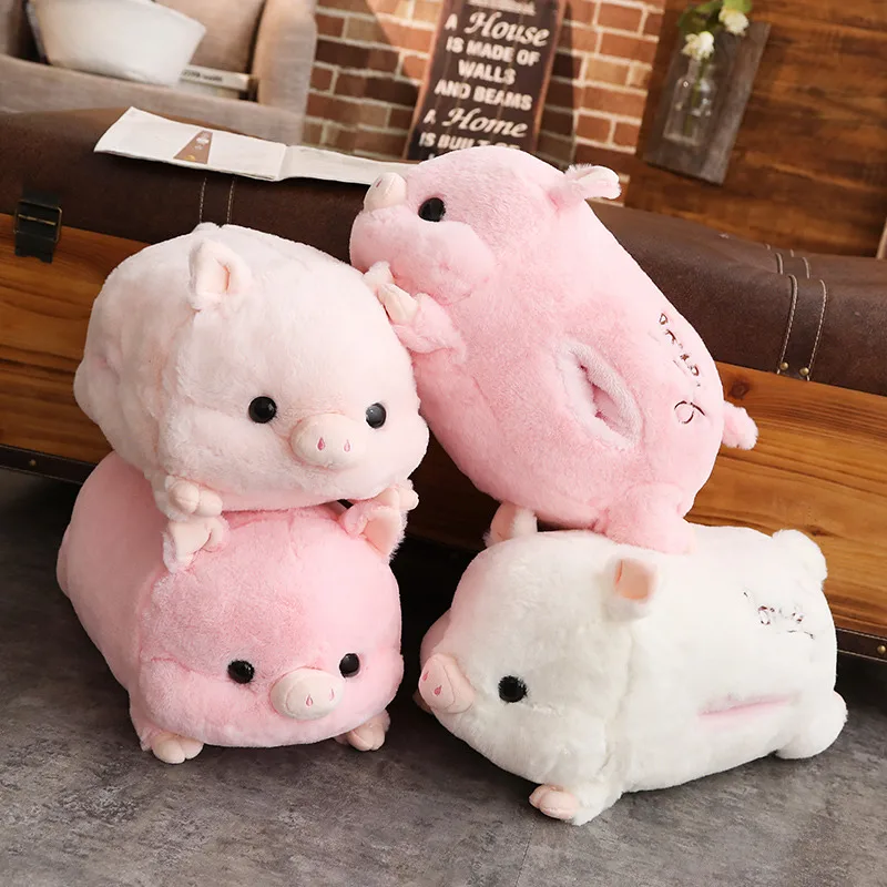 

1pc 50cm Soft Kawaii Love Pig Plush Pillow Stuffed Cute Animal Cushion Hand Warmer Chinese Zodiac Pig Toy Doll Birthday Gift Kid