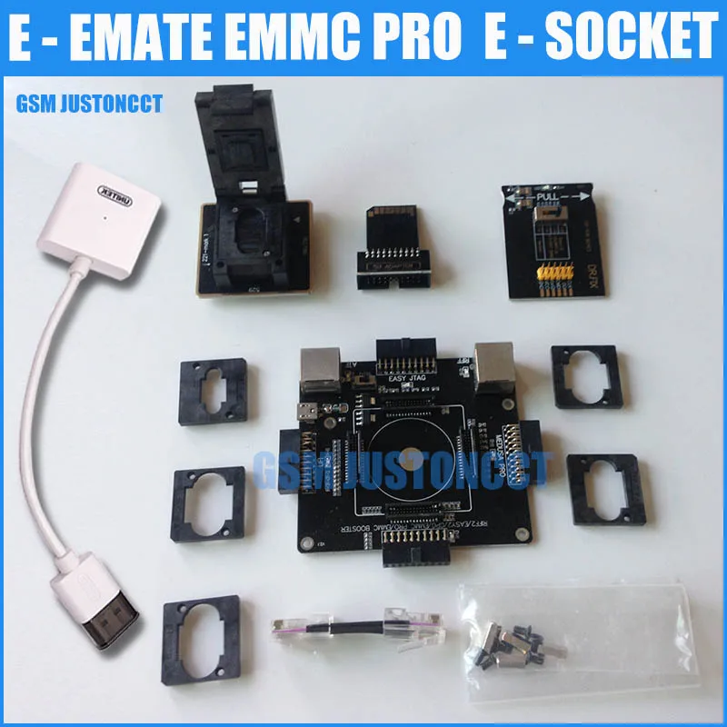 E MATE PRO BOX Emate Socket 6 в 1 без сварки BGA169E BGA162 BGA221 поддержка Medusa Pro box /UFI/ATF/легкий JTAG Plug/RIFF