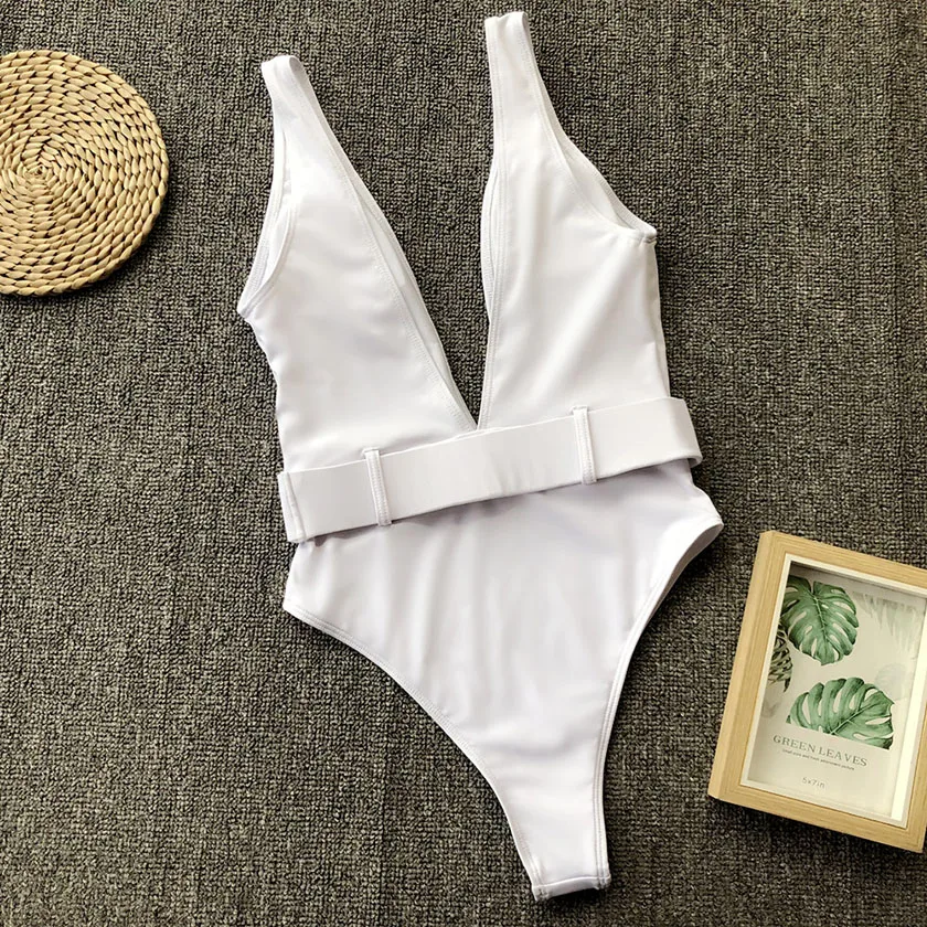 Женский купальный костюм bikinx однотонный леопардовый купальник с глубоким