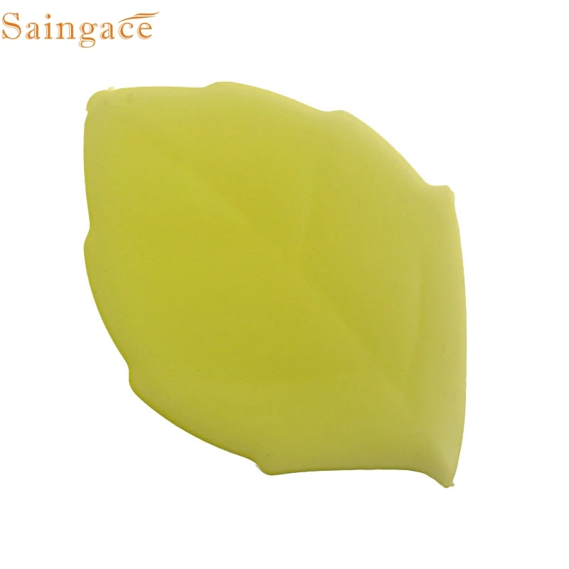 Green Saingace, 12 см x 8,5 см, пять цветов, подарки, потрясающая мода, в форме листа, карман для воды, для питья, высокое качество, мягкий силикон - Цвет: Green
