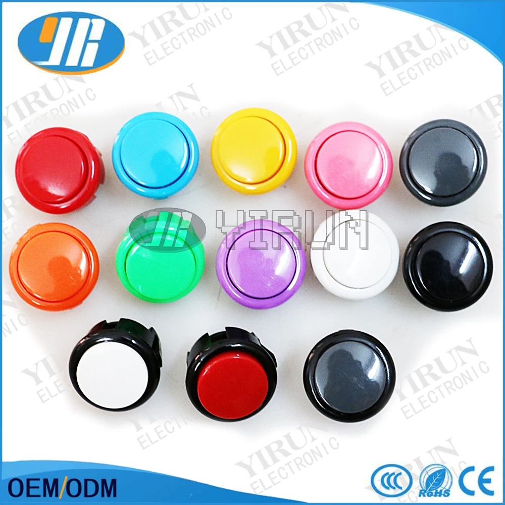 100pcs free shipping 30mm cassette button arcade game machine Fighting KOF animation frame | Спорт и развлечения