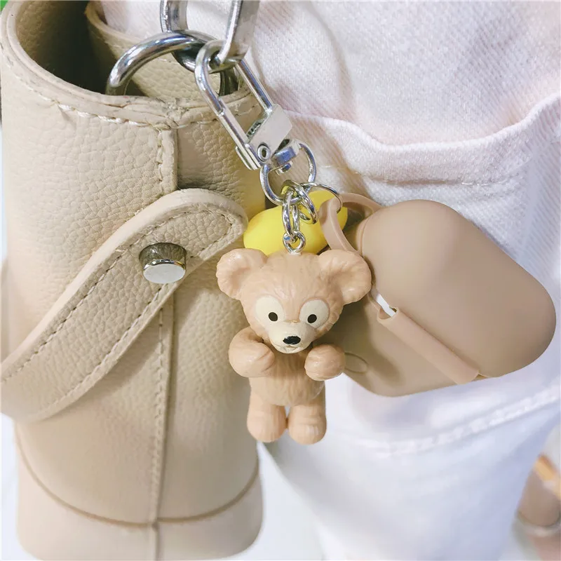 Милые Мультяшные медведи Duffy и shelliemay StellaLou подвесные чехлы для наушников для Apple Airpods 1 2 силиконовый защитный чехол для наушников