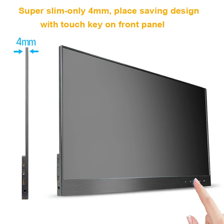 15," ультра-тонкий 4K портативный монитор-HDMI type-C-идеально подходит для Xbox, PS станции, переключатель игровой консоли, Raspberry, компьютера