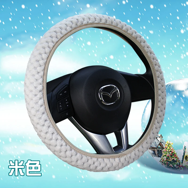 Зимние фланелевые чехлы для руля с леопардовым принтом|wheel cover|cover wheelcar steering wheel cover