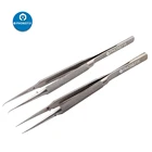 Телефон прочный анти-Кислотный нержавеющая стальтитановый сплав Пинцет для телефона фиксация Nipper материнская плата ссылка проволочный Чип Пикап инструмент
