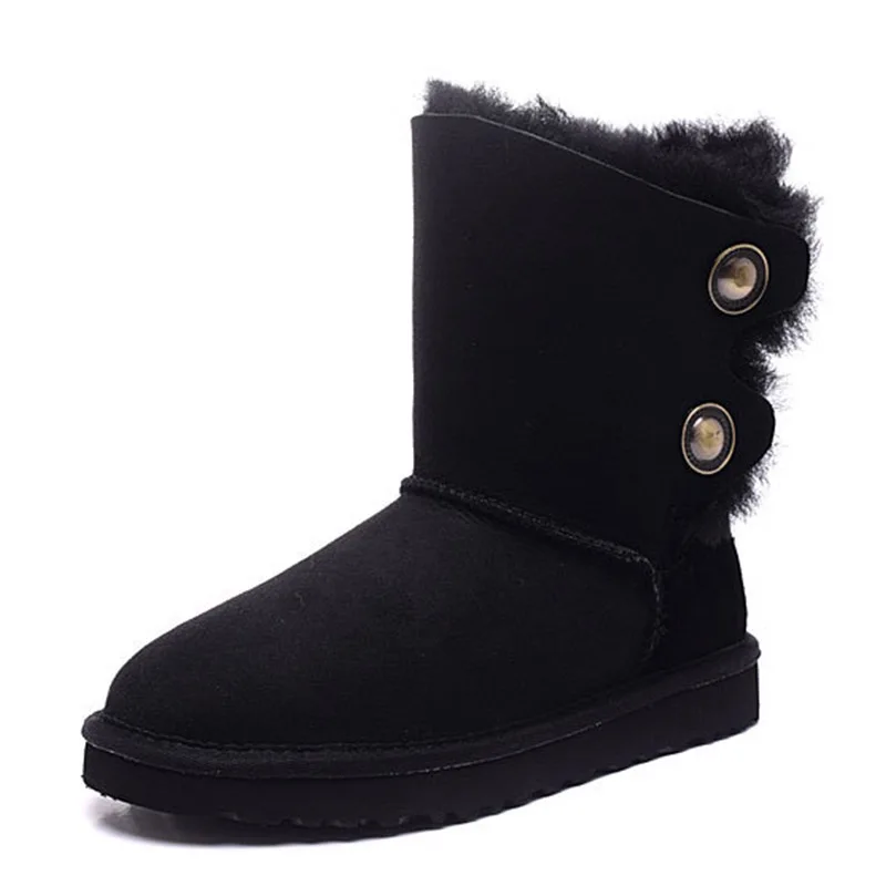 Женские зимние сапоги из натуральной овечьей кожи с натуральным мехом|winter shoes|snow