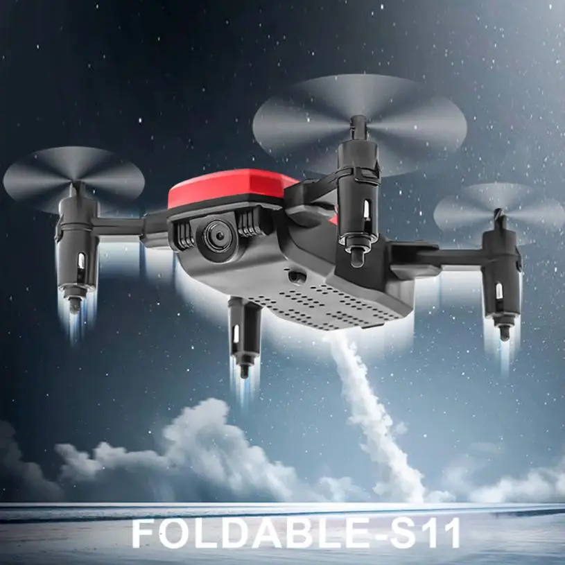 CHAMSGEND мини D2WH Складная с поддержкой Wi-Fi FPV 0.3MP HD Камера 2,4G 6-осевой Квадрокоптер с дистанционным управлением Drone игрушки для детей и взрослых подарки