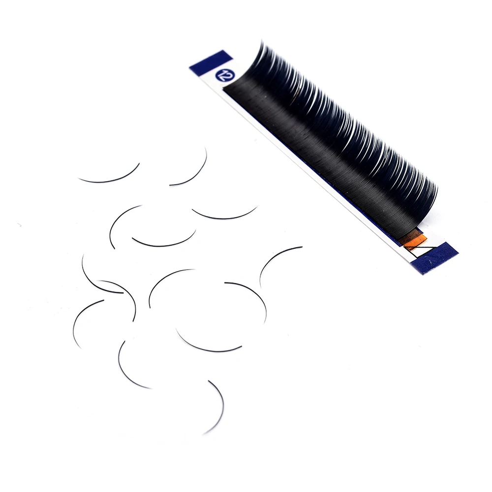 EYEMIX 2 шт./лот Новое поступление Ellipse наращивание ресниц Искусственные ресницы PBT