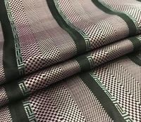 fashionable roman pink stripe jacquard fabric ancient dress fabric