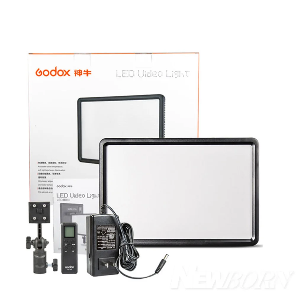 Светодиодный ультра тонкий светильник Godox P260C панель 30 Вт лампа 3300K ~ 5600K для