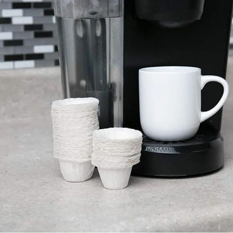 Фото MICCK 20 шт./лот Nespresso одноразовая кофейная фильтровальная бумага Капсульная чашка