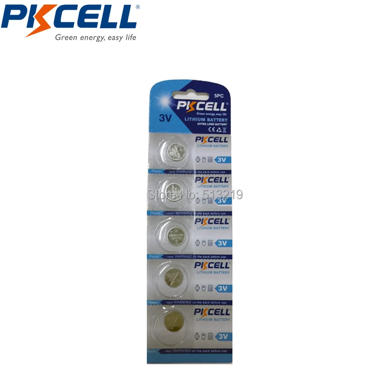 10 шт. * 2 карты (5 шт./карта) PKCELL DL1216 1216 CR батарейки CR1216 3 в вольт литиевая батарея для