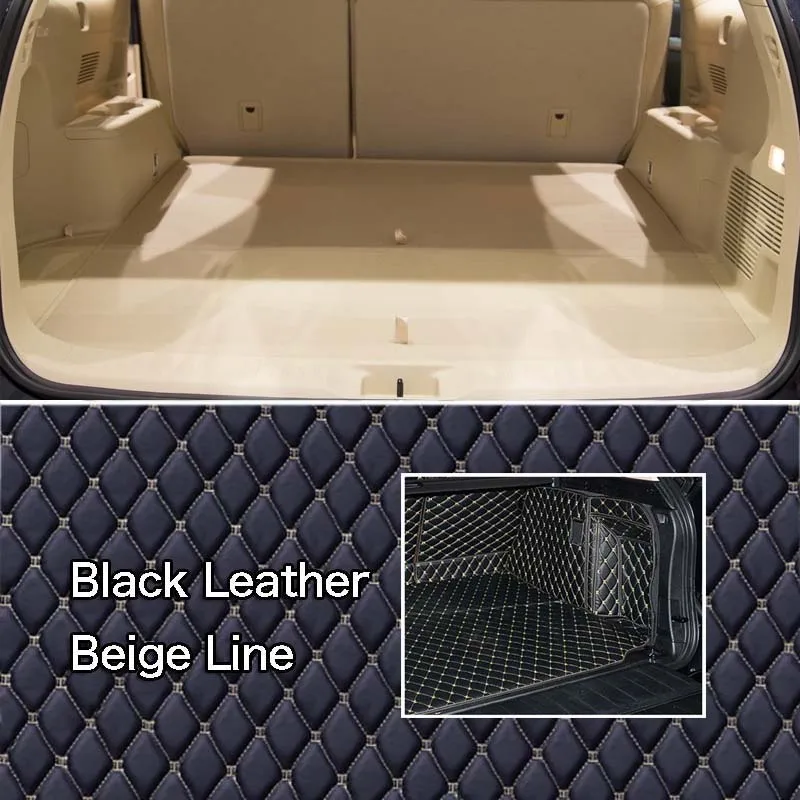 Из искусственной кожи задний багажник Коврики для багажника протектор коврик