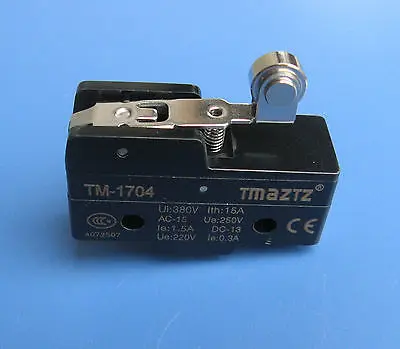 Tmaztz TM-1704 Short роликовый рычаг с петлей мгновенный микро концевой выключатель |