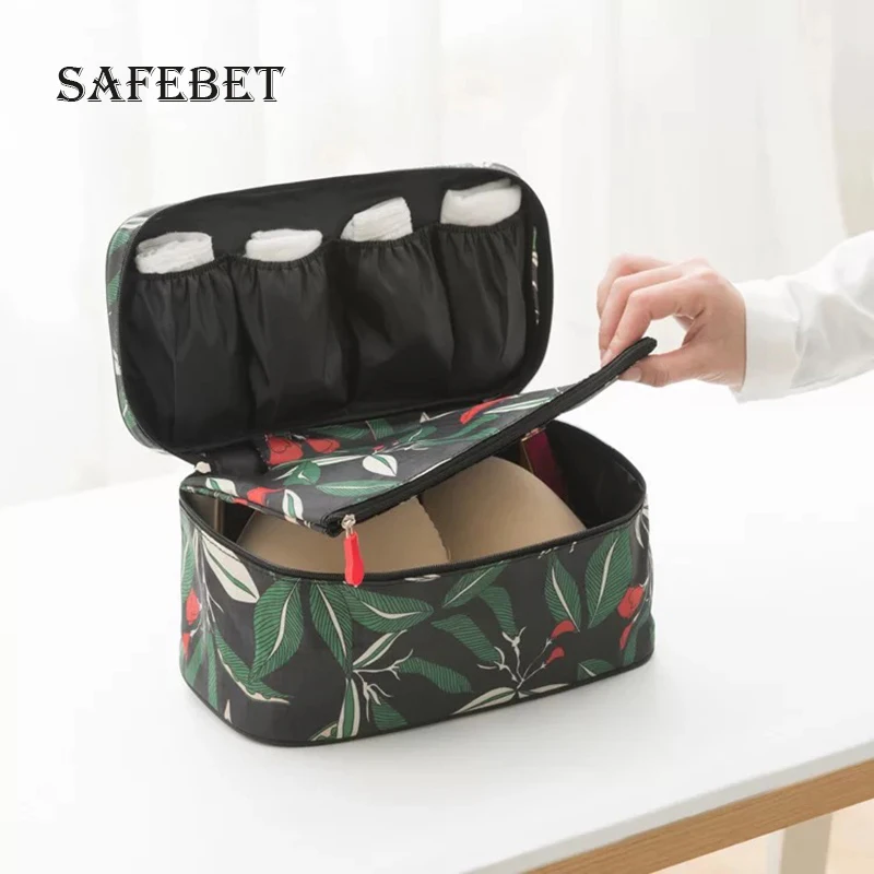 SAFEBET водонепроницаемый Органайзер нейлоновая коробка для хранения нижнее белье Органайзер бюстгальтер для путешествий портативная Косметика гигиеническая коробка для хранения салфеток