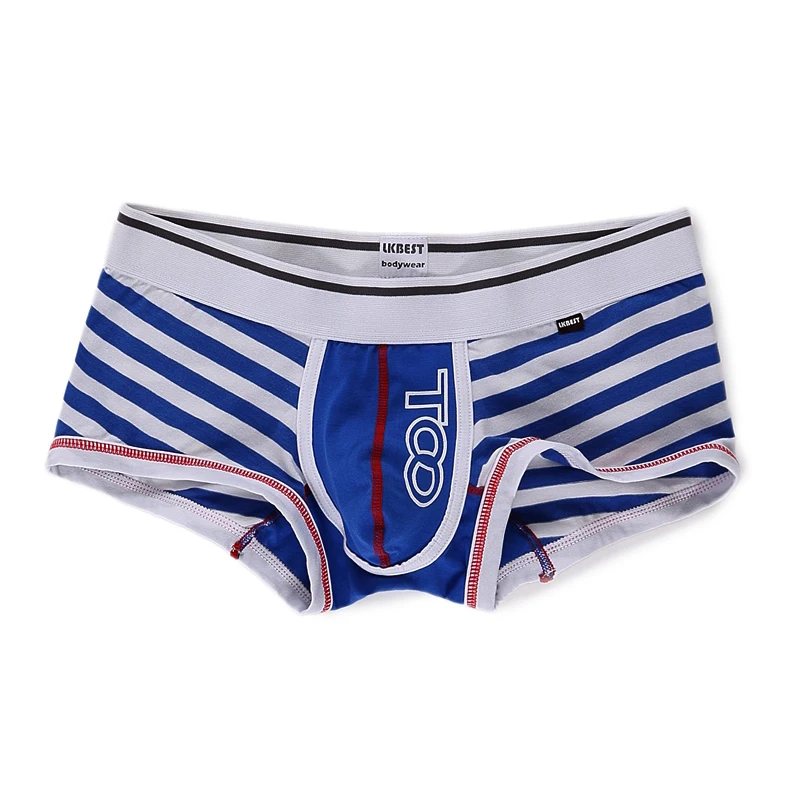 wholesale 3 pcslot hot sale underwear men striped mens boxers u pouch cotton mens boxer shorts brand clothing cueca n 167 free global shipping