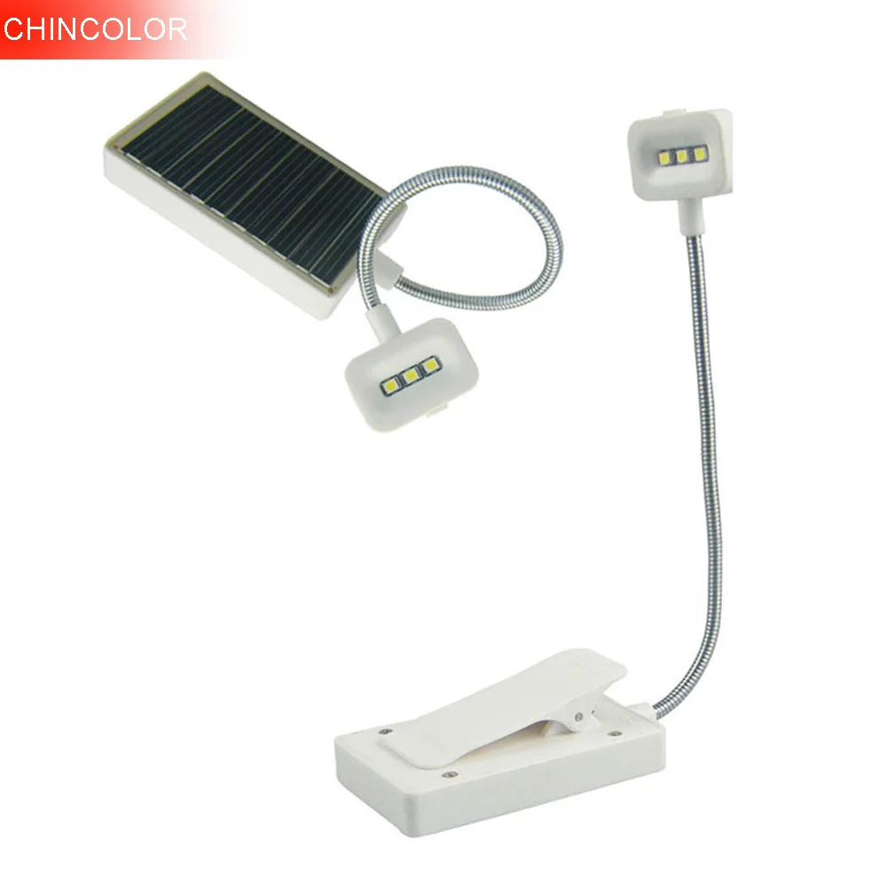 солнечные батареи светильник Гибкая Desktop настольная лампа Солнечный Мощность