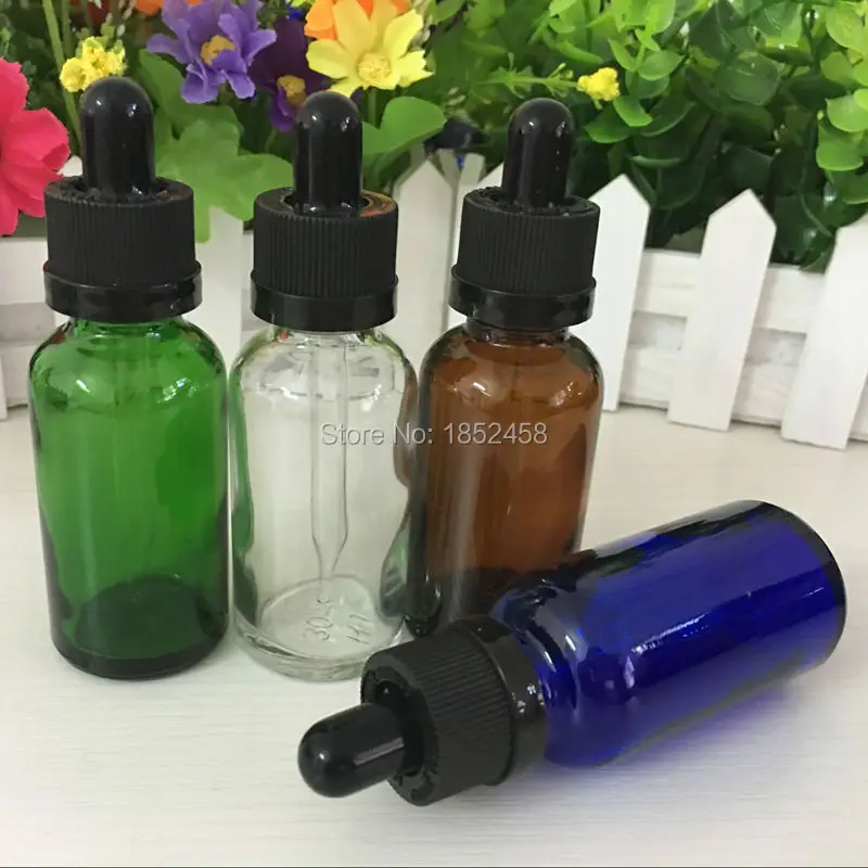 2016 Новый дизайн оптовая ясно синий янтарь стеклянные бутылки электронной cig 30 мл