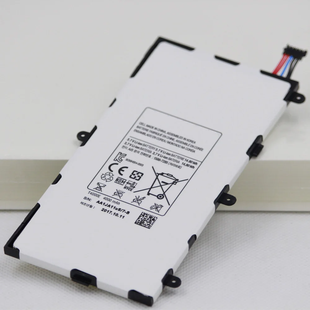 10 шт./лот ISUNOO 4000 мА/ч T4000E Tab запасная батарея для Samsung Galaxy Tablet 3 7 0 T210 T211 T215 T217A T2105 T210R |