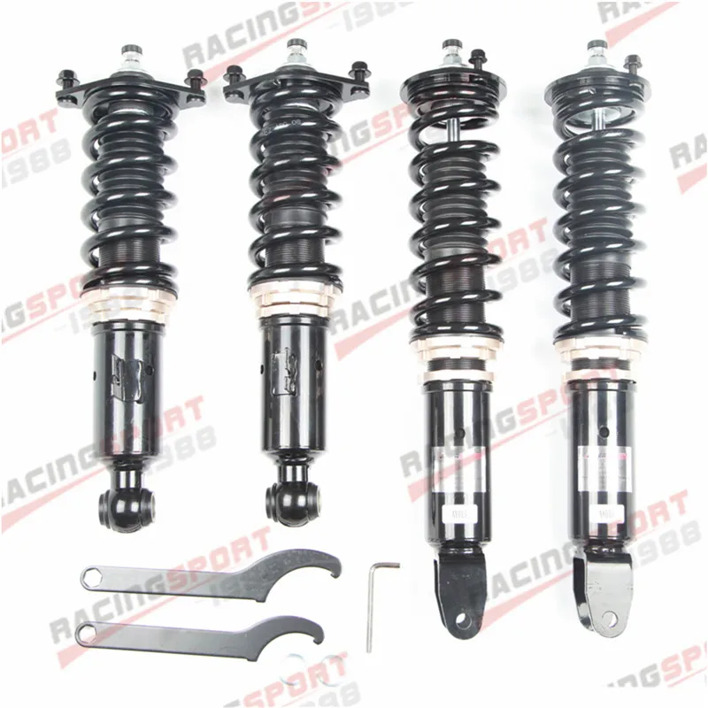 

ADLERSPEED 32 Way Adjustable Mono Tube Coilovers Suspension Kit For Nissan Z32 300ZX 1990-96